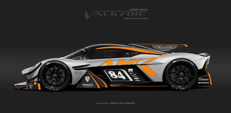 Illustration for article titled The Aston Martin Valkyrie Looks Especially Good In Classic Racing Liveries